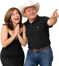 Francisco J. Garcia and a client, San Antonio TX realtor: click to use another photo